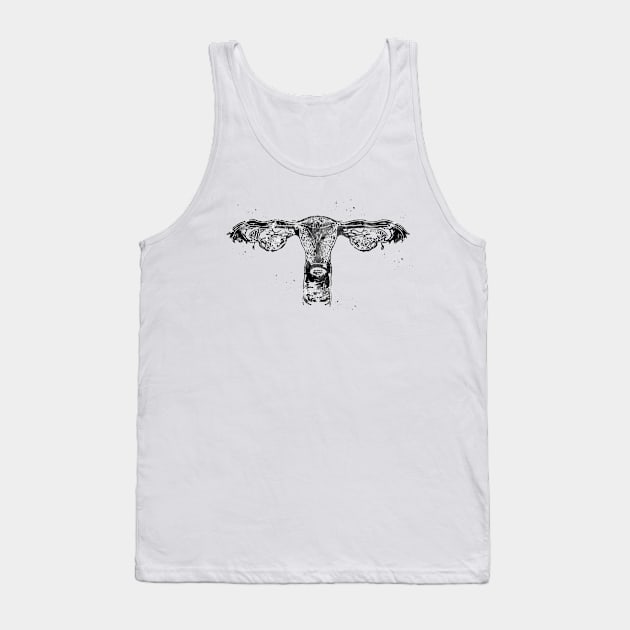 Uterus Tank Top by erzebeth